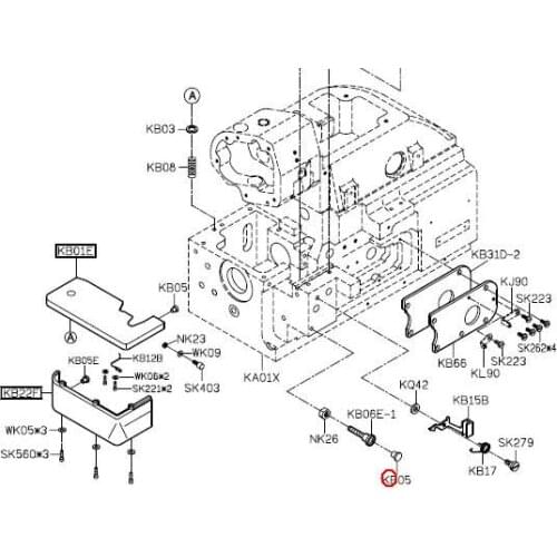 KB05 Plastic Cap For SIRUBA 500 700F 700H 747 SEWING MACHINE SPARE PARTS