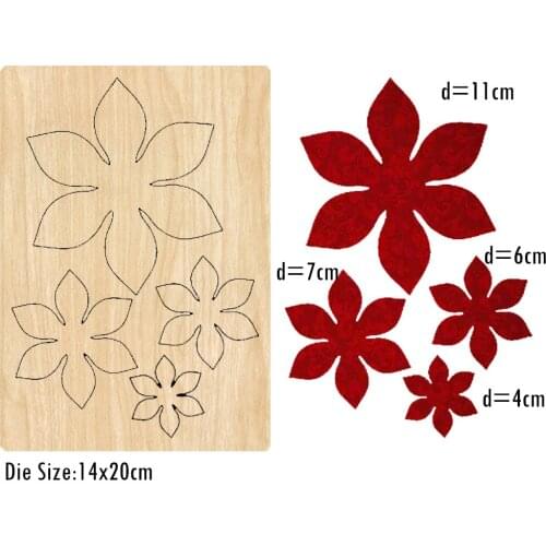 Craft dies Cutting Dies Cuts Cutter wood die Knife mold scrapbooking 77# Flower