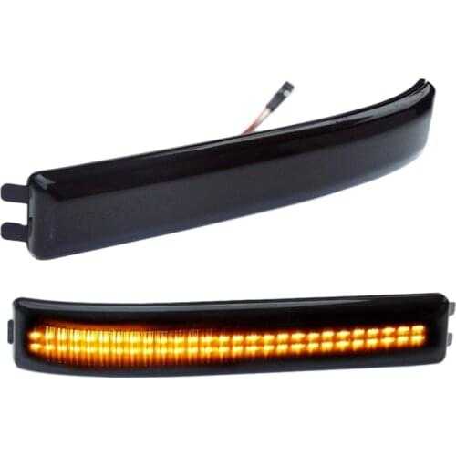 Side Mirror Turn Signal Lights Smoked Lens for Ford F150 and Raptor SVT 2009-2014 LED Mirror Marker Light