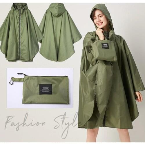 Outdoor Military Waterproof Raincoat Green Rain Coat Men Raincoat Women Awning From Rain Motorcycle Rain Poncho Picnic Mat