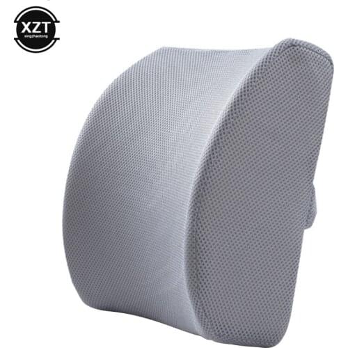 Universal Memory Foam Lumbar Back Support Cushion Massage Waist Car Seat Cushion for Office Home Car Auto Seat Chair Car-covers