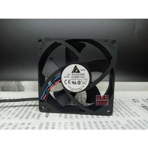 12V cooling fan 80mm 8cm Original for DELTA AFB0812HD 8mm 80x80x20MM DC12V 0.27A 3Lines Computer Cooling fan