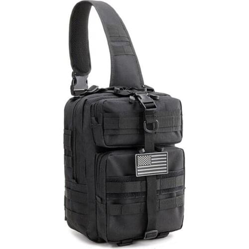 Military Tactical Assault Pack Sling Backpack Army Molle Nylon Waterproof Rucksack Bag for Outdoor Hiking Camping Hunting