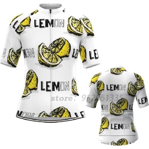 Lemon Womens Short Sleeve Cycling Jersey Violet New Clothes Bicycle Cycling Top Bike Top Road Wear