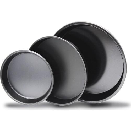 1pcs 6 8 9 inch Round Carbon Steel Non stick Baking Pan Cookies Plate Pizza Tray Bakeware