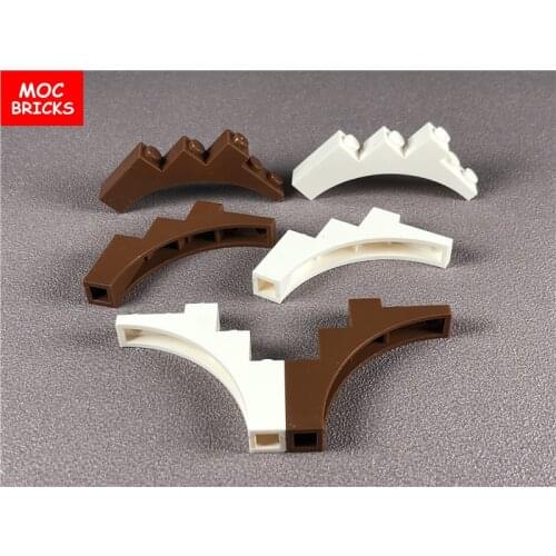 20pcs/lot MOC Bricks 1X5X4 Arch Regular Bow fit with 2339 / 76768 DIY figures Educational Assembled Building Blocks Xmas Gifts
