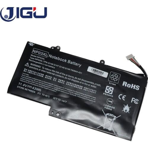 JIGU 3CELLS Laptop Battery HSTNN-LB6L NP03XL TPN-Q146 Q147 Q148 Q149 For HP For ENVY 15-U 15-U010DX