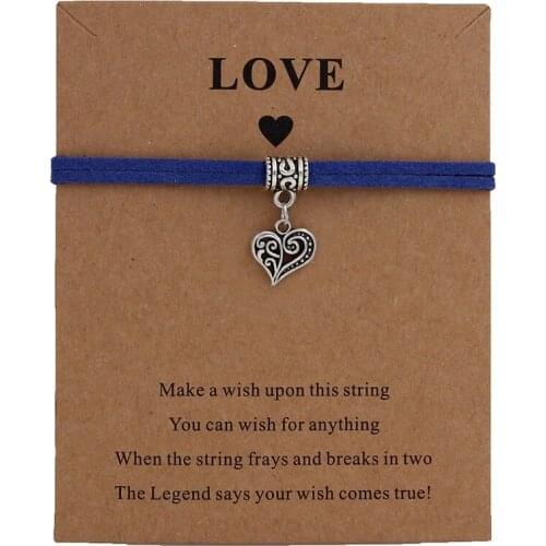 Freeshiping Heart Charm Bracelet Couple Wish Jewelry Gift Hematite Beads String Charm Bracelets for Women Lovers