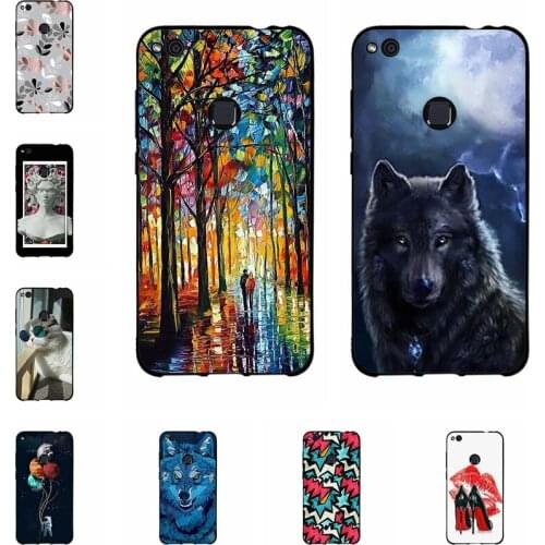 Case For Huawei P8 Lite 2017 / Honor 8 Lite Case Silicone Back Cover for Huawei P9 Lite 2017 Phone Case Funda Coque Capa Shell