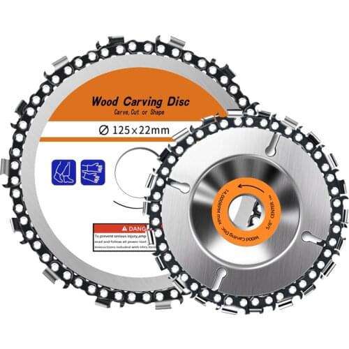 Wood Carving Disc 16/22mm 4" 5" Angle Grinder Wheel Carbide Grinding Cutting Shaping Woodworking Disc Band Saw Blades