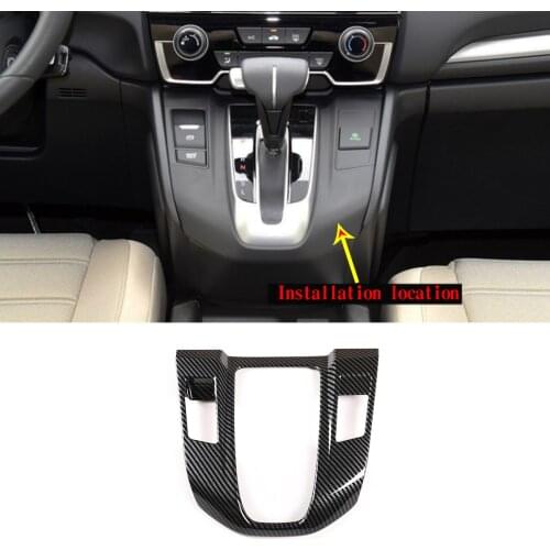 For 2017-2019 Honda CR-V central control ABS gear panel decorative frame automotive interior accessories