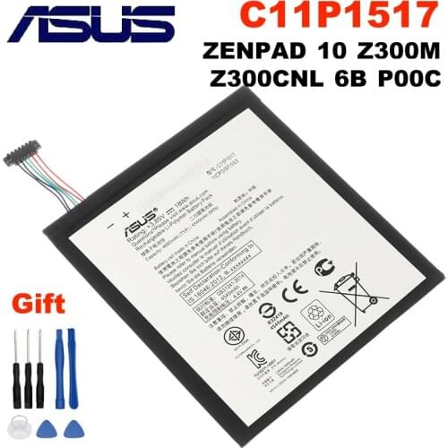 For ASUS ZENPAD 10 Z300M Z300CNL 6B P00C With Original ASUS C11P1517 battery High Quality 4680mAh + Free Tools