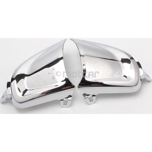 For Honda Goldwing Gold Wing GL1800 2006-2014 2pcs Chrome ABS Motorcycle Front Headlight Cover Decoration Trims Case