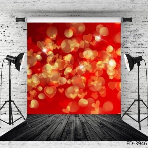 Sparkle Glitter Heart Dark Wood Floor Photophone Shooting Photography Background Baby Child Portrait Photo Studio Props Backdrop