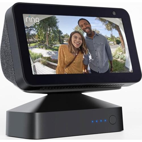 GGMM ES5 10000mAh Battery Base for Echo Show 5 Alexa Devices Smart Display Adjustable Portable Power Bank Stand Holder for Show5