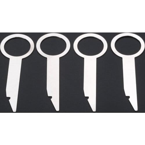 4Pcs Auto Car Radio Stereo Release Removal Repair Tools Keys Set Sheet Metal Tool for Ford Volkswagen Passat Touran Skoda Delta