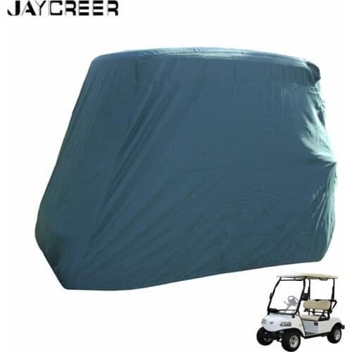 JayCreer 2 Passenger or 2+2 Passenger Medium Weight Universal Golf Cart Cover,Oxford Fabric Material