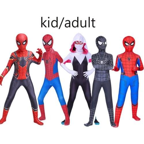 3D Kids Women Spiders Gwen Costume Suit Spider girl Cosplay Halloween Costumes For Girls