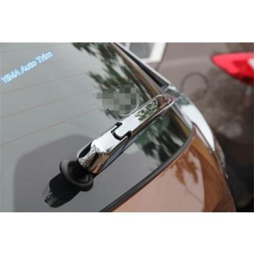 Lapetus ABS ! Chrome Rear Windscreen Wiper Trim Cover 3 PCS Fit For Nissan Rogue T32 2014 2015 2016 / X-trail 2014 2015 2016