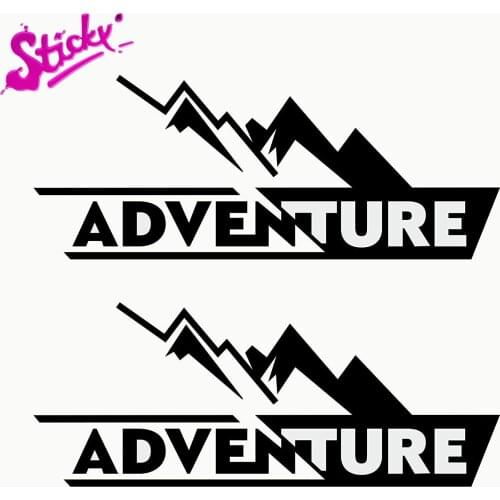 STICKY Stickers Adventure 4x4 Off Road Off-Road Sport Suitcases Motorcycle Chest Trail Units For Car Or Motorcycle