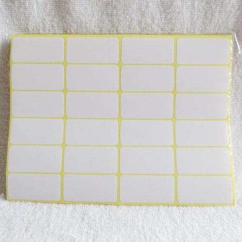 Wholesale 3.5*3.5cm Blank White Square Paper Sealing Sticker For Cookie Cake Party Gift Box Packaging Label Adhesive Sticker