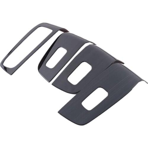 Stainless Steel Car Glass Window Lift Switch Panel Cover Trim Decor for Mg Hs 2018 2019 2020 2021 Accessories
