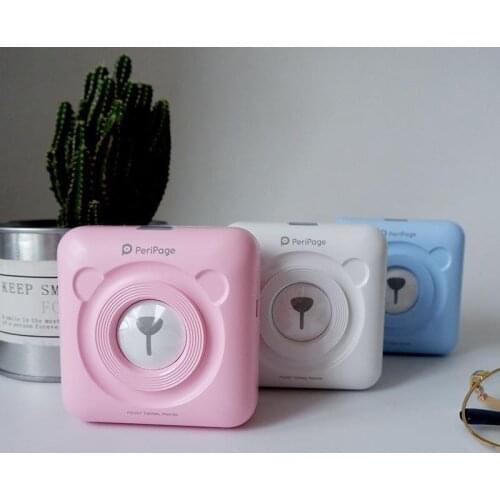 Printer A6 304dpi Portable Bluetooth Wireless Thermal Imaging Printer Mini Pocket Label Annotation Printer Paper Home Office