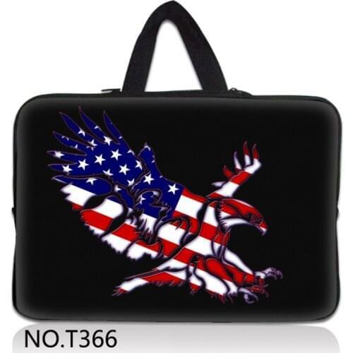 USA Flag Eagle Laptop Bag 13.3 For MacBook iPad Pro Air 12.9 Notebook Case 11 12 13 15 Sleeve Cover For Computer Dell HP Xiaomi