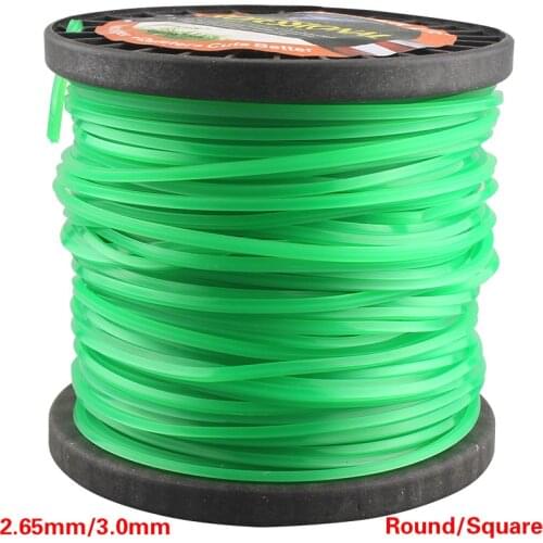 New 70M-85M Nylon Strimmer Line 2.65/3mm Diameter Cord Line Grass Cutting Weed Cutter Trimmer Replacement Part Rope Round/Square