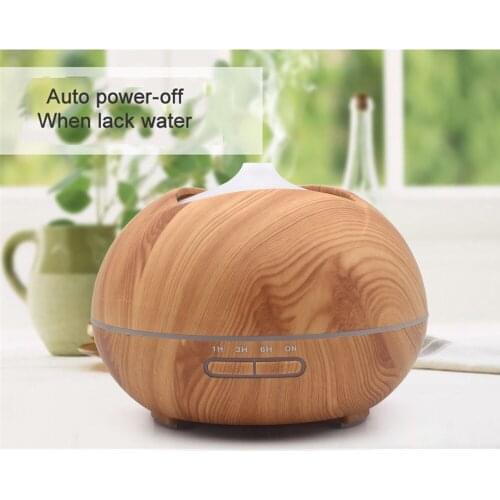 New Design 400ML Portable Electric Ultrasonic Aromatherapy Humidifier Aroma Essential Oil Diffuser With 7 Color LED Lights