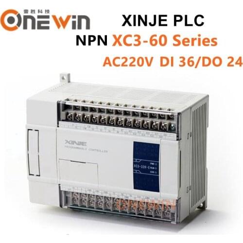 XINJE XC3 Series XINJE XC3-60R/T/RT-E PLC CONTROLLER MODULE AC220V DI 36 DO 24 Transistor new in box