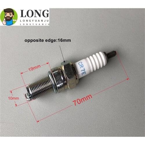 1pc New original Motorcycle spark plug CR7E Nickel copper 10mmX19mm