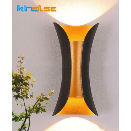 10W LED Wall Light Outdoor Porch Lamp Waterproof IP65 Modern Indoor LED Wall Lamp Living Room Garden Corridor Lighting AC90-260V