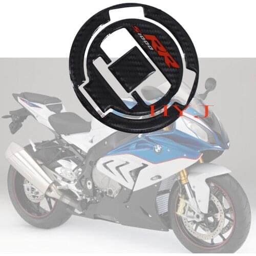 3D Carbon-look Motorcycle Gas Oil Fuel Cap Cover Decal Carbon Fiber Sticker Protect for BMW S1000RR S1000 RR 2014 2015 2016
