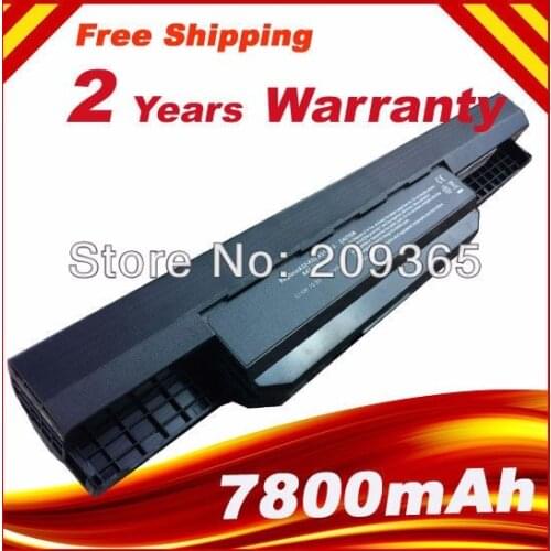 7800mAh laptop battery A31-K53 A32-K53 A41-K53 A42-K53 for Asus x53s A43 A53s K43 K53 k53s k53U X43 A43B A53B K53B X43B Series