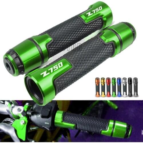Motorcycle Aluminum Anti-Slip Handle Bar Handlebar Hand Grip For Kawasaki Z750 2008 2009 2010 2011 2012 2013 2015 Z-750 Z 750