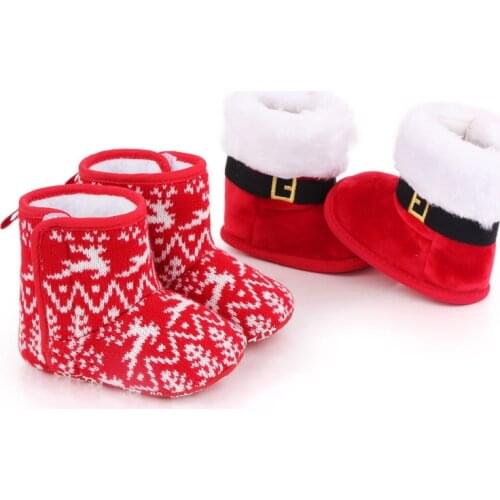 Baby boots first walker newborn sneakers boy zapatos crib moccasins toddler neonato trampki christmas boot gift drop shipping