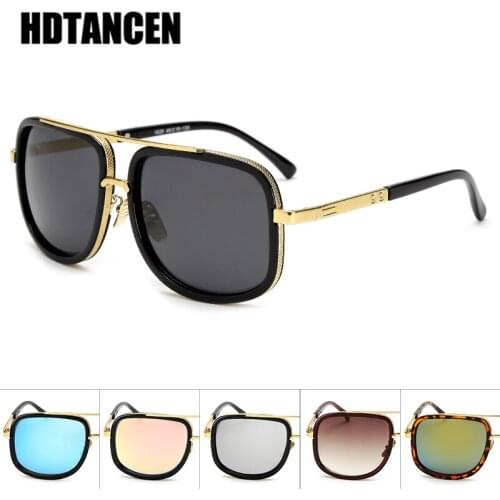 HDTANCEN Oversized Men mach one Sunglasses men luxury Women Sun Glasses Square Male retro de sol female sunglasses