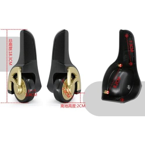 2018 New Suitcase Repair Wheels Spinner Replacement Luggage Wheels Suitcase Caster Bag Parts Fitting Repair