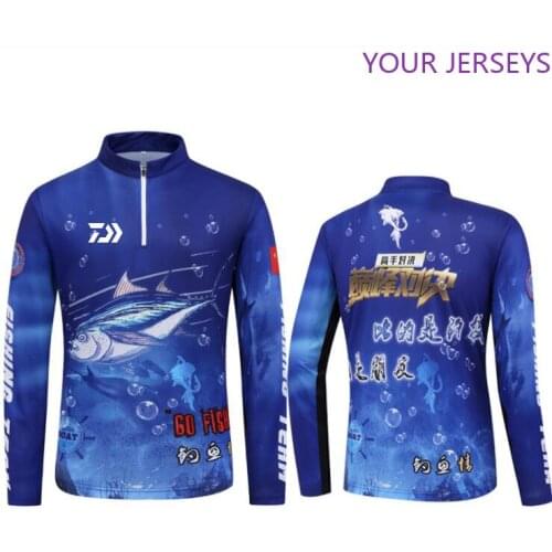 NEW Men DAIWA Fishing Shirts Anti UV Long Sleeve Outdoor Fishing Clothing Hooded Fishing Jackets Cycling Hiking Fishing Clothes