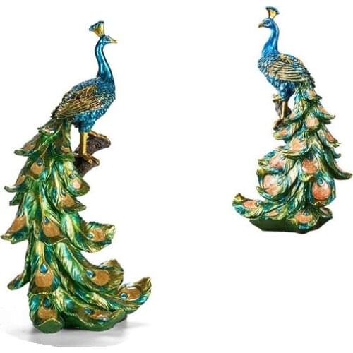 Peahen European-Style Family Art Living Room TV Wine Cabinet Decoration Ornaments Home Accessories Furnishings Crafts
