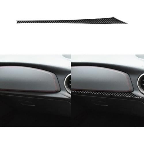 Fit For Toyota 86 Subaru BRZ 2016-2020 Carbon Fiber Interiors Central Control Co-pilot Decoration Strip Sticker Car Styling