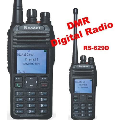 Professional DMR Digital Radio RS-629D UHF 400-470MHz 4W/1W Walkie Talkie LCD Display 1024 Storage Channels CTCSS/DCS VOX