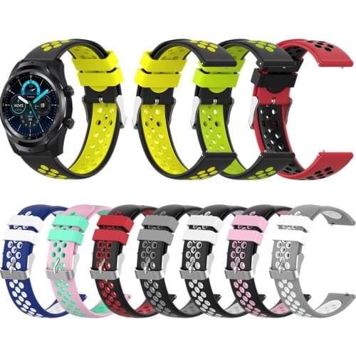 Colorful Sports Silicone Strap For TicWatch Pro 2021 4G/Pro 3 GPS/GTX/S2/E2/2/E Smart Watch Band Bracelet Watchband Accessories
