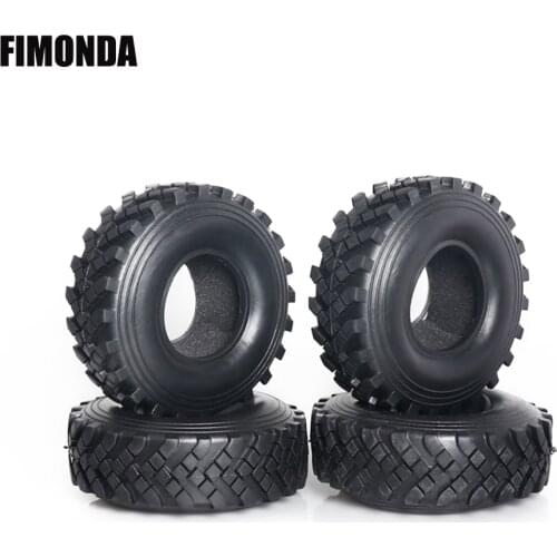 4pcs 2.2inch 128*45mm Rubber Tires Wheel Tyres for 1/10 RC Crawler Car Axial SCX10 90046 RR10 WRAITH Traxxas TRX4 KM2 KM4