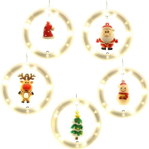 Led Lights Wishing Ball Icicle Light String Pendant Christmas Decoration Luminous Pendant Christmas Ornaments Room Decoration