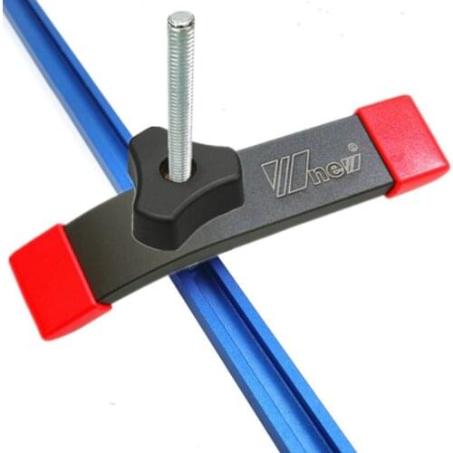T-Track Hold Down Clamp Woodworking Chute Rail Table Saw Clamps High Strength Aluminum Alloy T Track CNC Router Clamp