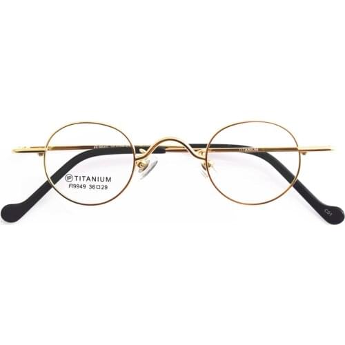 Titanium Super Small Oval Full Rim Eyeglass Frames Glasses Men Women Optical Prescription Eyeglasses Glasses Frame lightweight