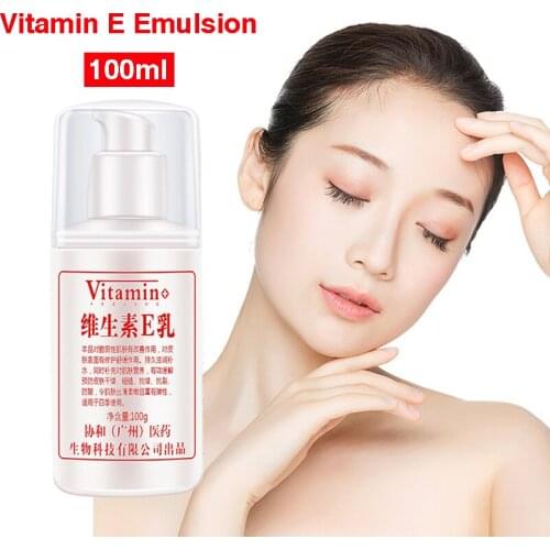 Face Care Vitamin E Emulsion Face Cream Moisturizing Anti-Aging Anti Wrinkle Day or Night Face Cream 100ml