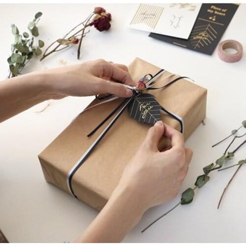 Candy paper tags love kraft label sticker For DIY Hand Made Gift love you red cookie cake wedding party thank you